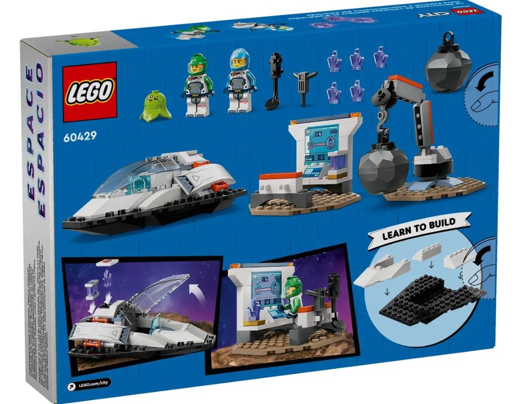 60429 lego® city erdvėlaivis ir rastas asteroidas