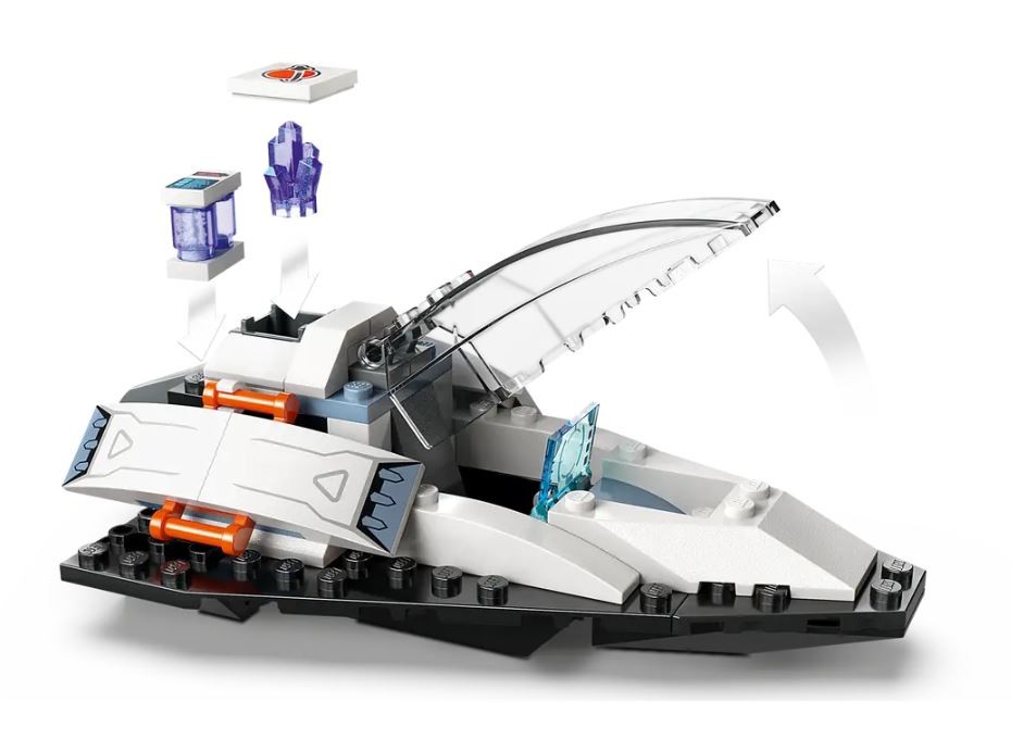 60429 lego® city erdvėlaivis ir rastas asteroidas