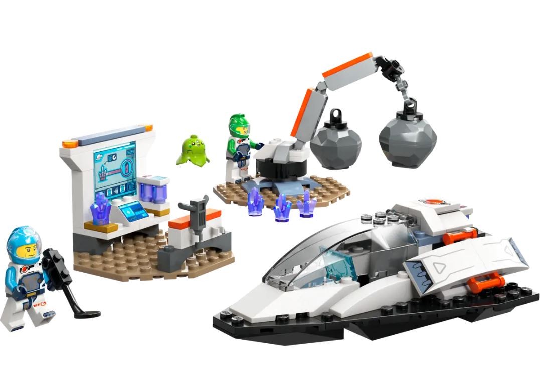 60429 lego® city erdvėlaivis ir rastas asteroidas