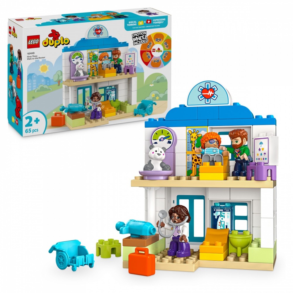 Lego® duplo® pirmasis apsilankymas pas gydytoją