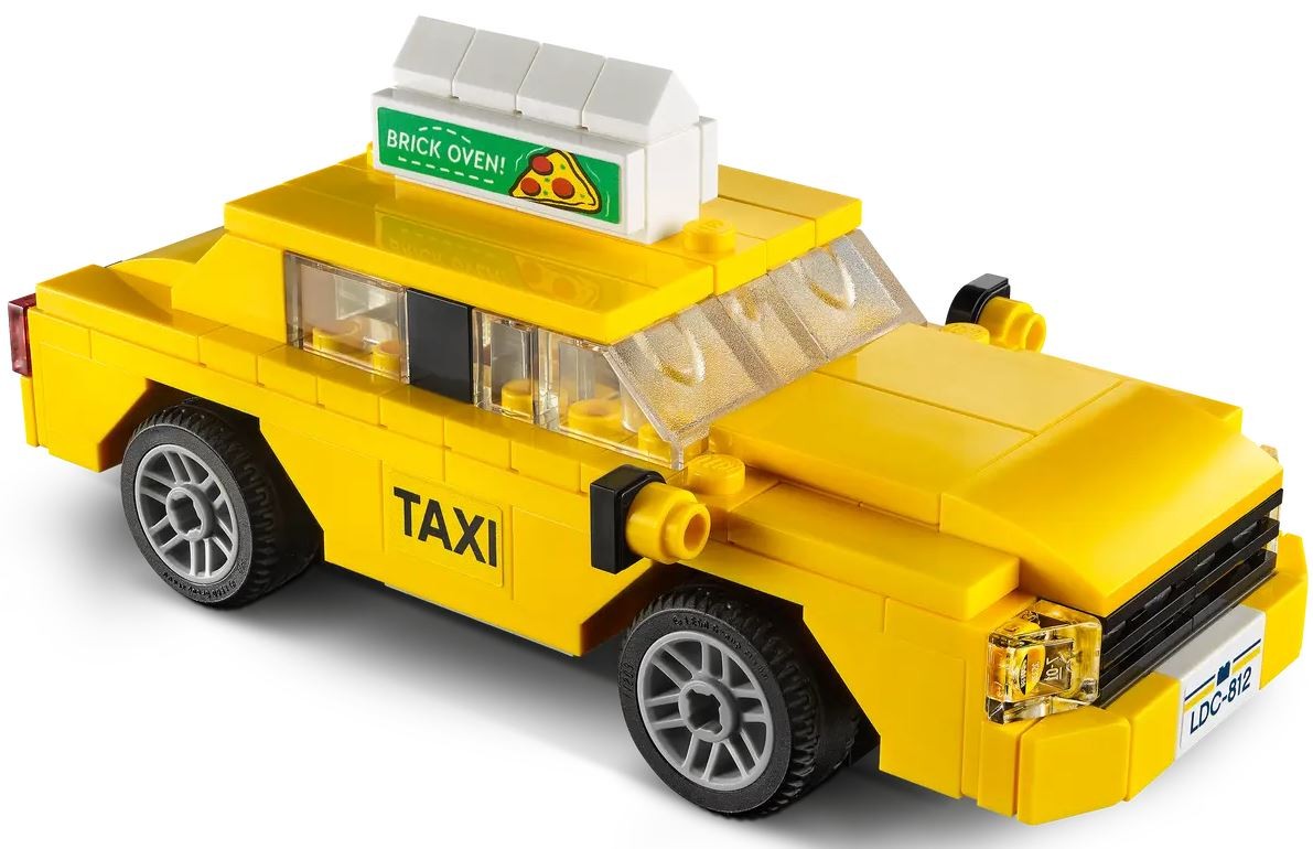 Lego creator geltonas taksi