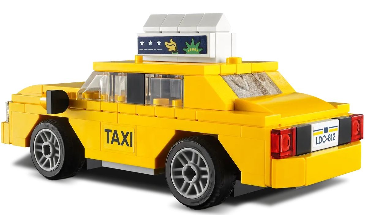 Lego creator geltonas taksi