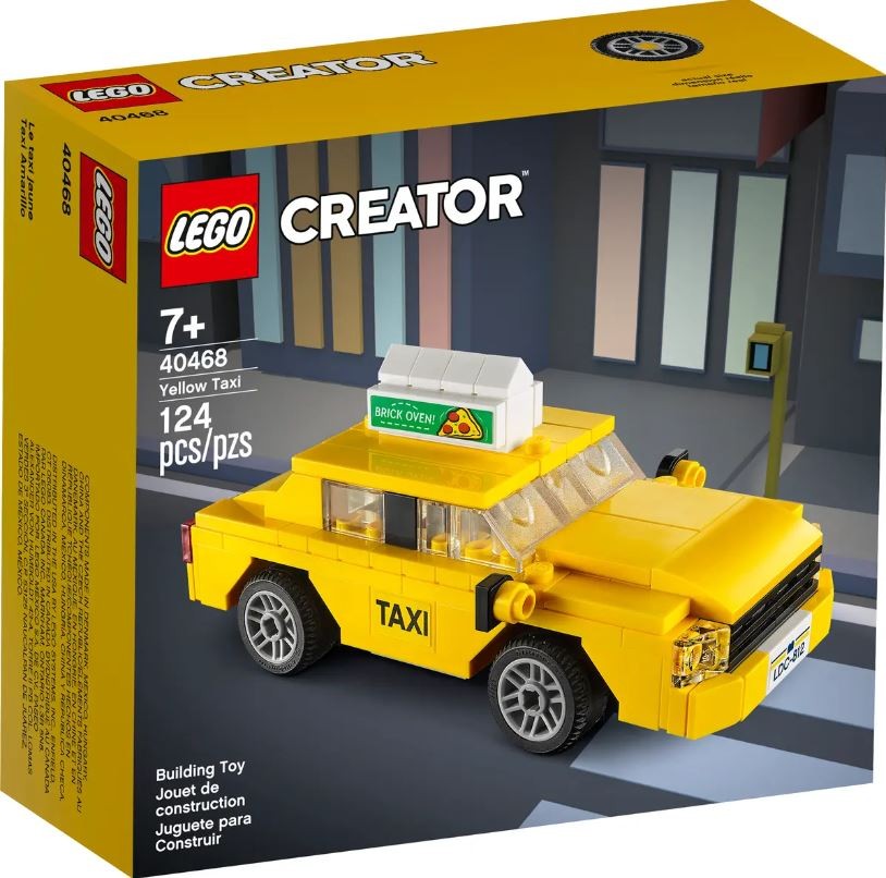 Lego creator geltonas taksi