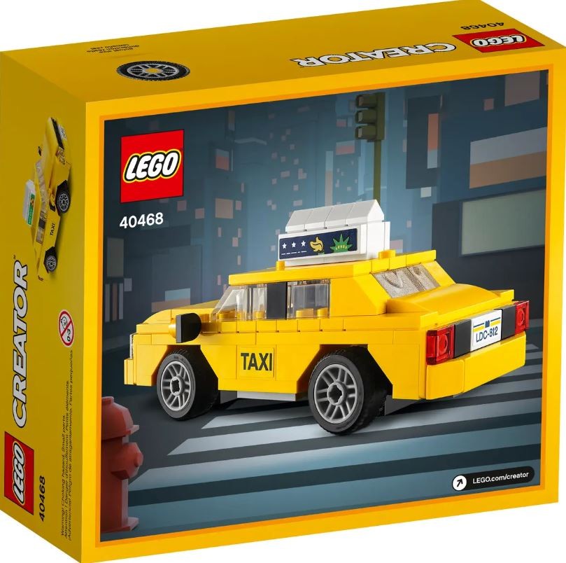 Lego creator geltonas taksi