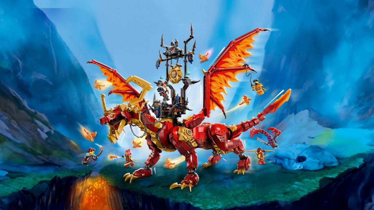 71822 lego® ninjago judėjimo šaltinio drakonė