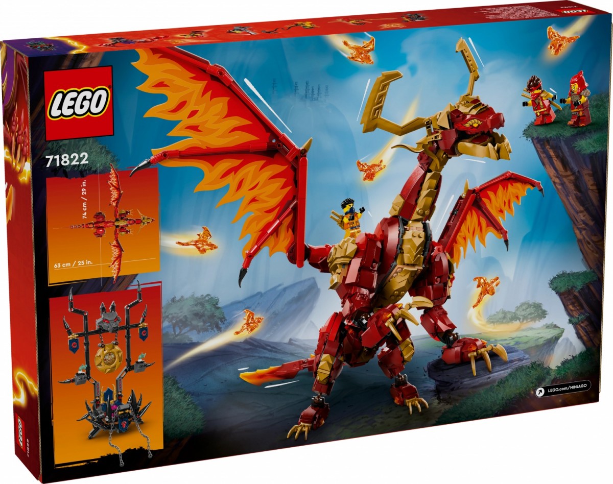 71822 lego® ninjago judėjimo šaltinio drakonė