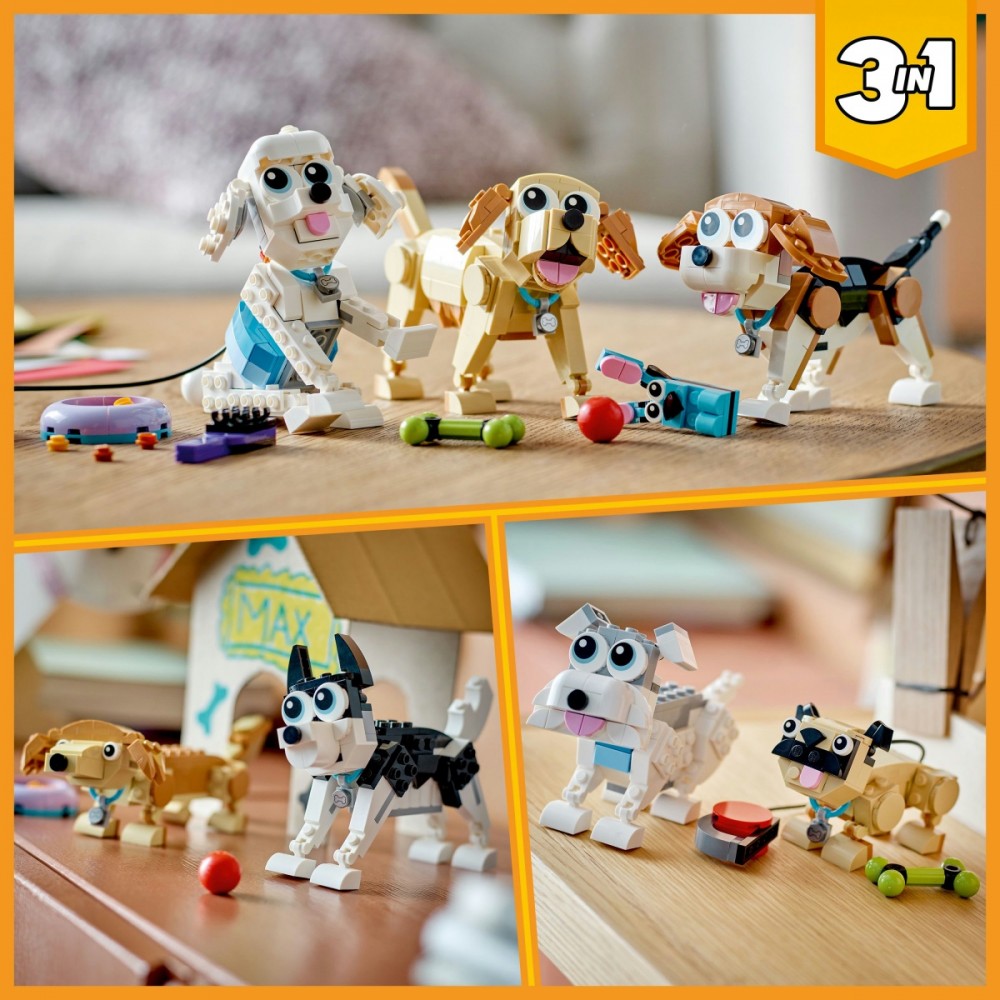 31137 lego® creator žavūs šunys