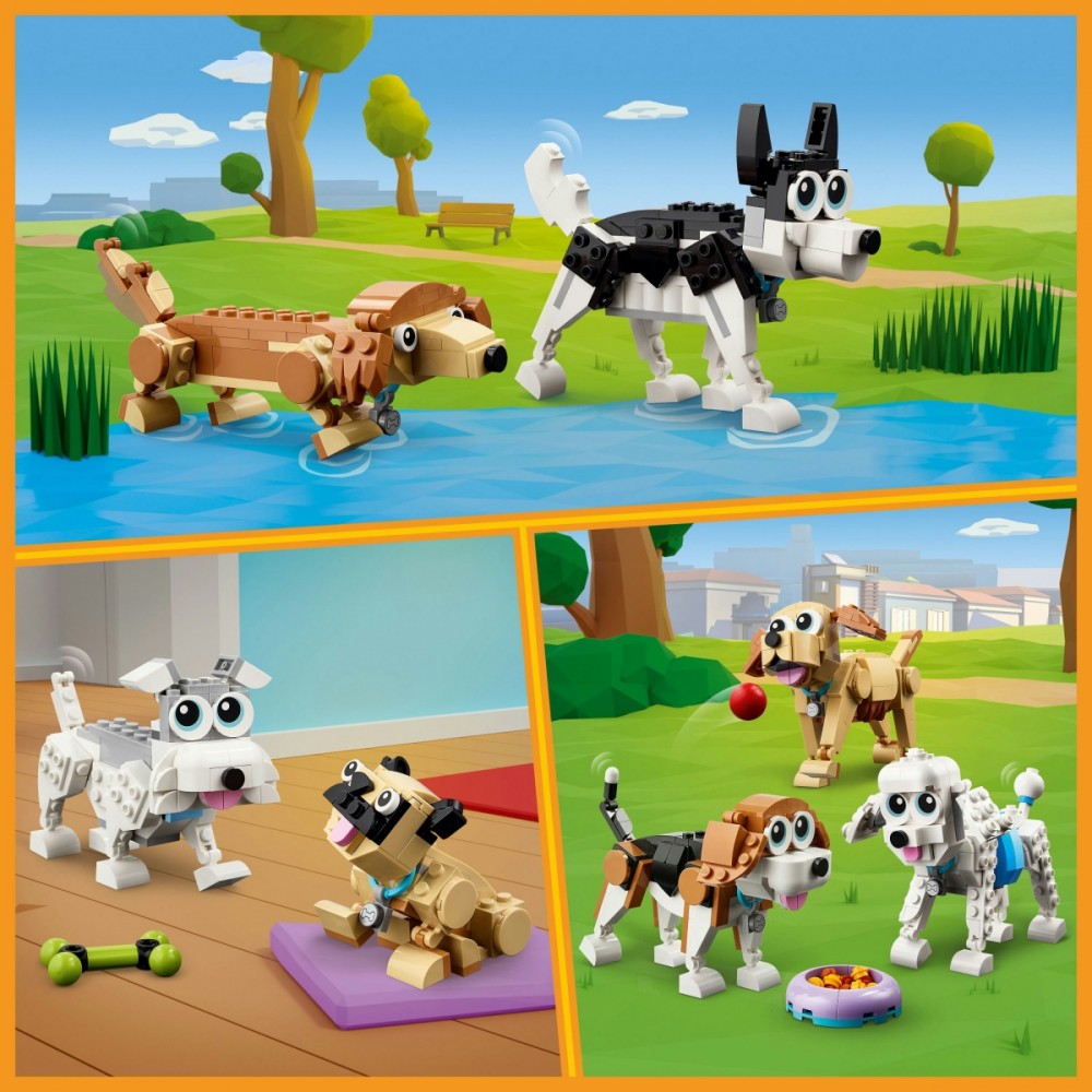 31137 lego® creator žavūs šunys