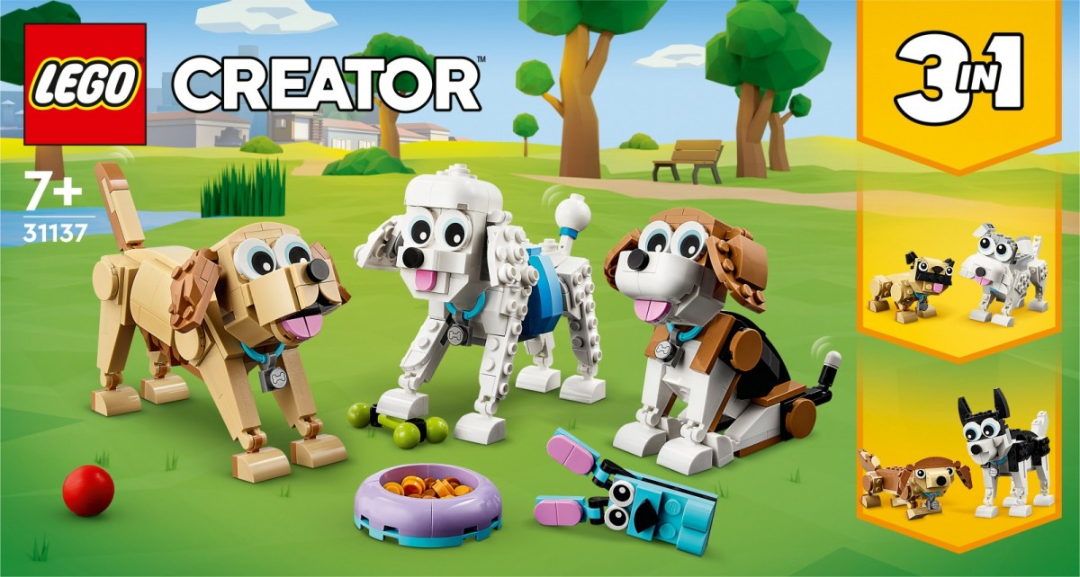 31137 lego® creator žavūs šunys