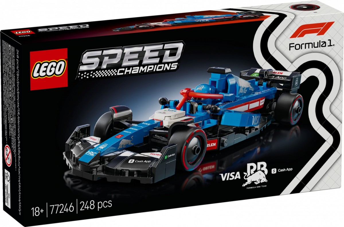77246 lego® speed champions f1® lenktyninis automobilis visa cash app rb vcarb 01