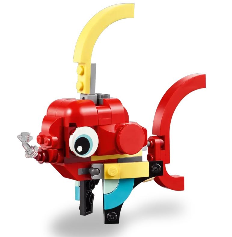 Raudonasis drakonas rinkinys vaikams, lego creator