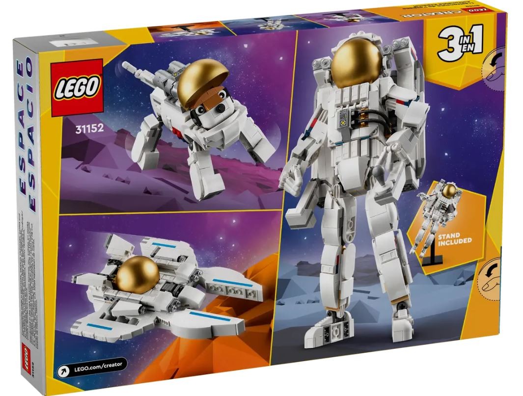 Astronautas, lego creator, 9+, baltas