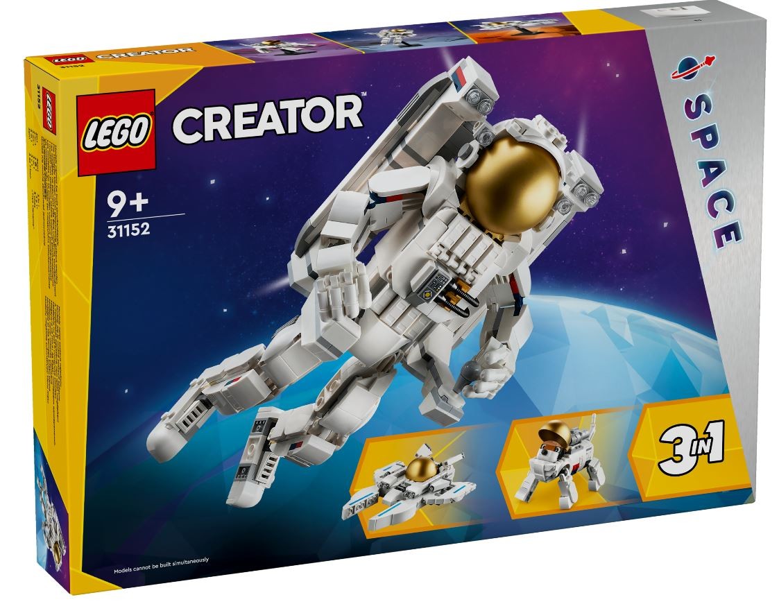 Astronautas, lego creator, 9+, baltas