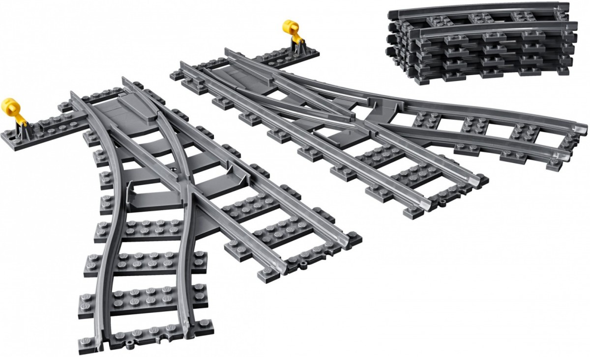 60238 lego® city bėgių iešmai