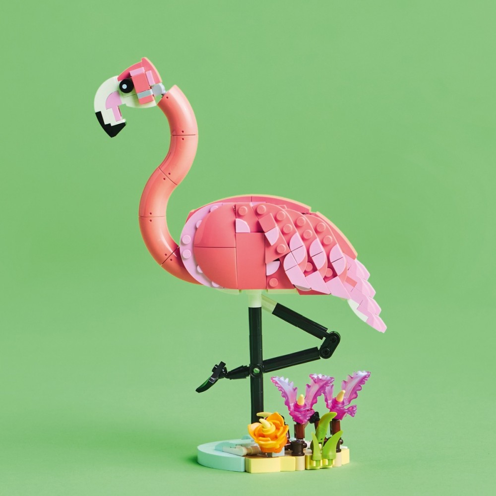 Laukiniai gyvūnai: flamingas, lego® creator