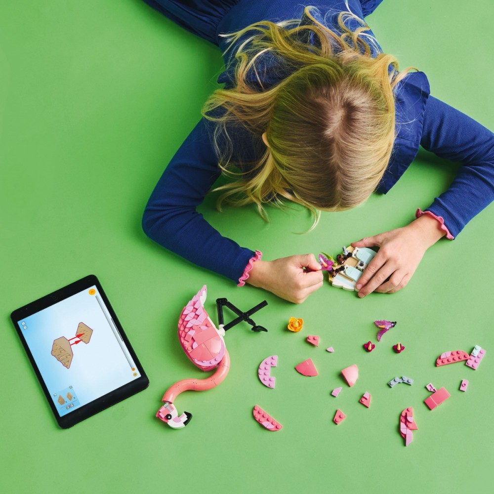 Laukiniai gyvūnai: flamingas, lego® creator