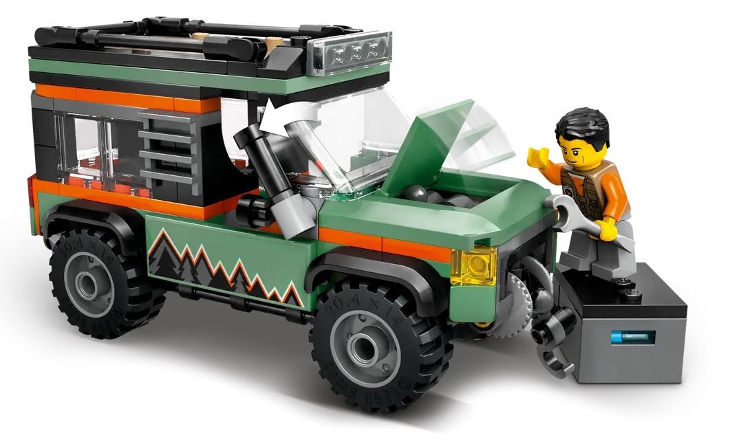 60447 lego® city 4x4 kalnų visureigis