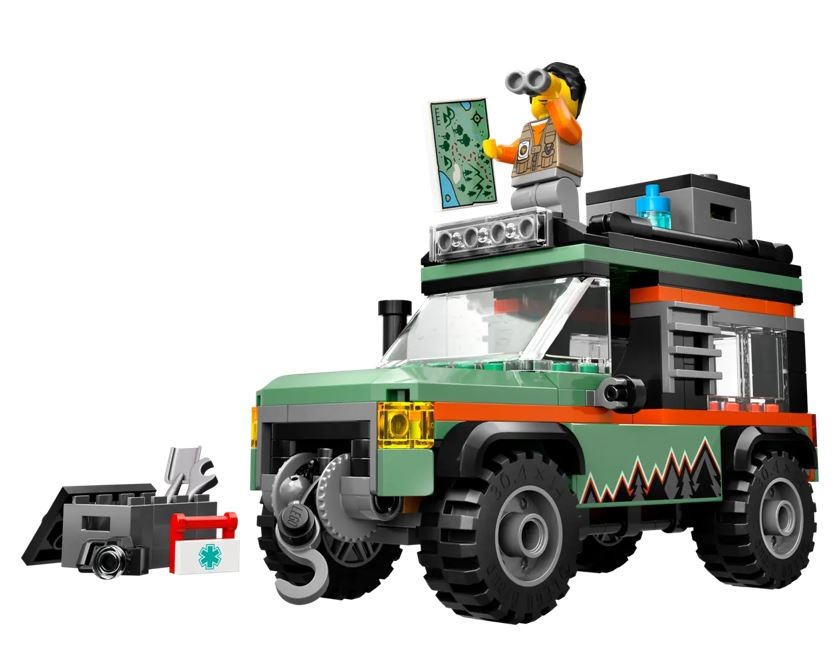 60447 lego® city 4x4 kalnų visureigis