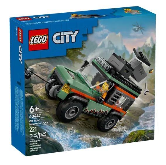 60447 lego® city 4x4 kalnų visureigis
