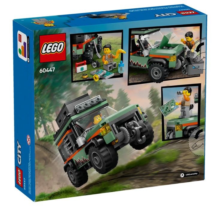60447 lego® city 4x4 kalnų visureigis