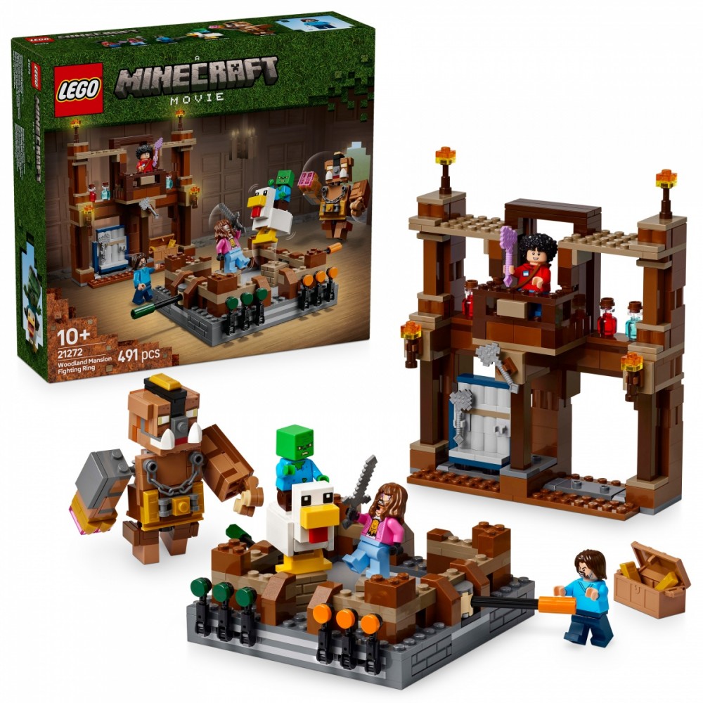 21272 lego® minecraft miško dvaro kovų žiedas