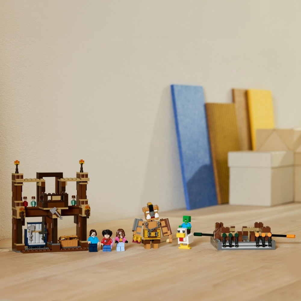 21272 lego® minecraft miško dvaro kovų žiedas