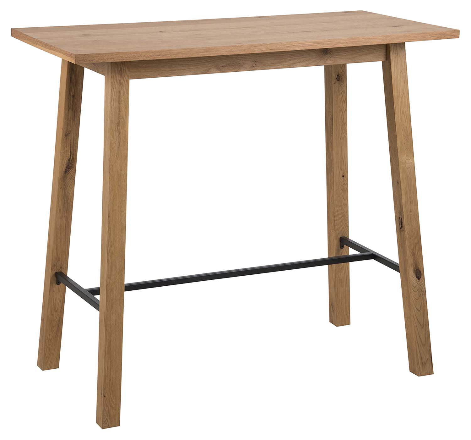 Baro stalas su juoda metaline atrama, 117 × 58 × 105 cm