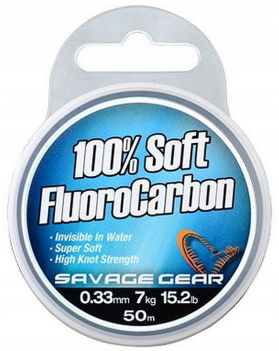 Valas Savage Gear Soft Fluoro Carbon, 0.26 mm, 50 m