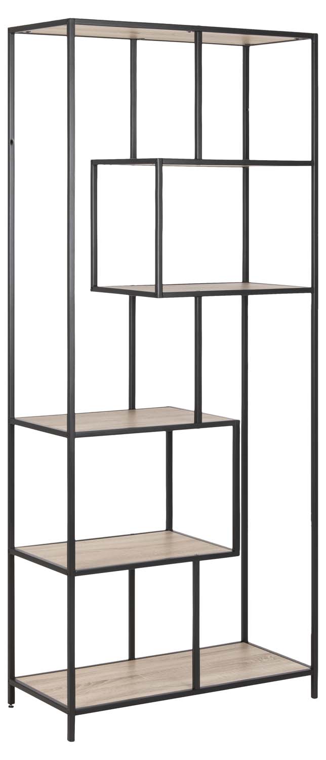 Plaukts, 5 plaukti, Sonoma ozola krāsa, 77 × 35 × 185 cm
