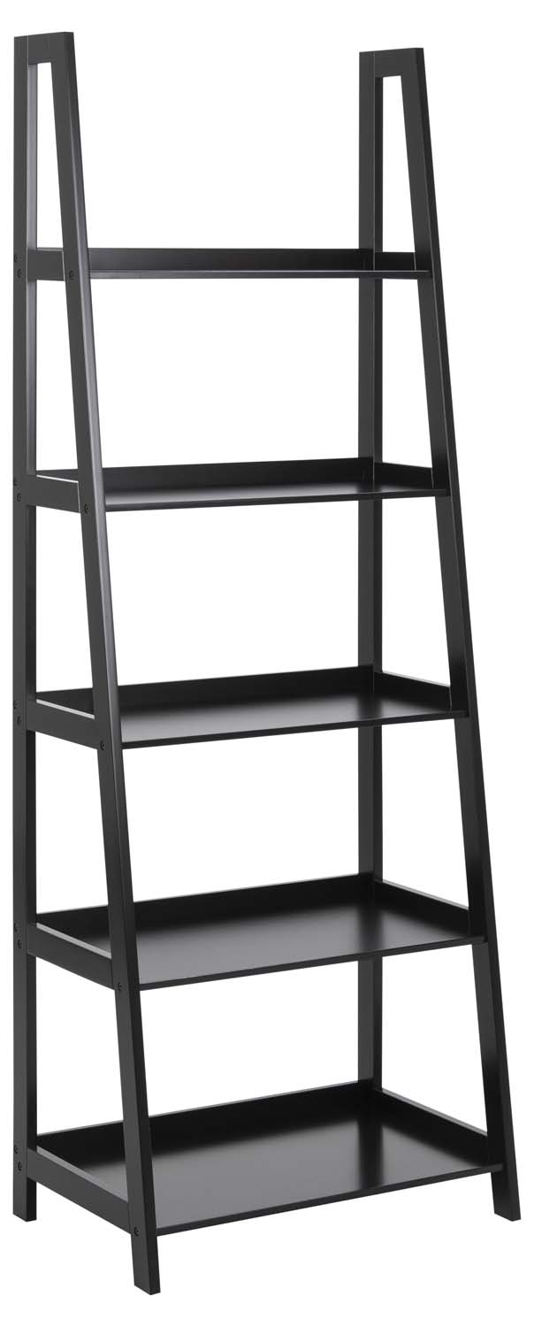 Plaukts, melns, 63 × 40 × 180 cm
