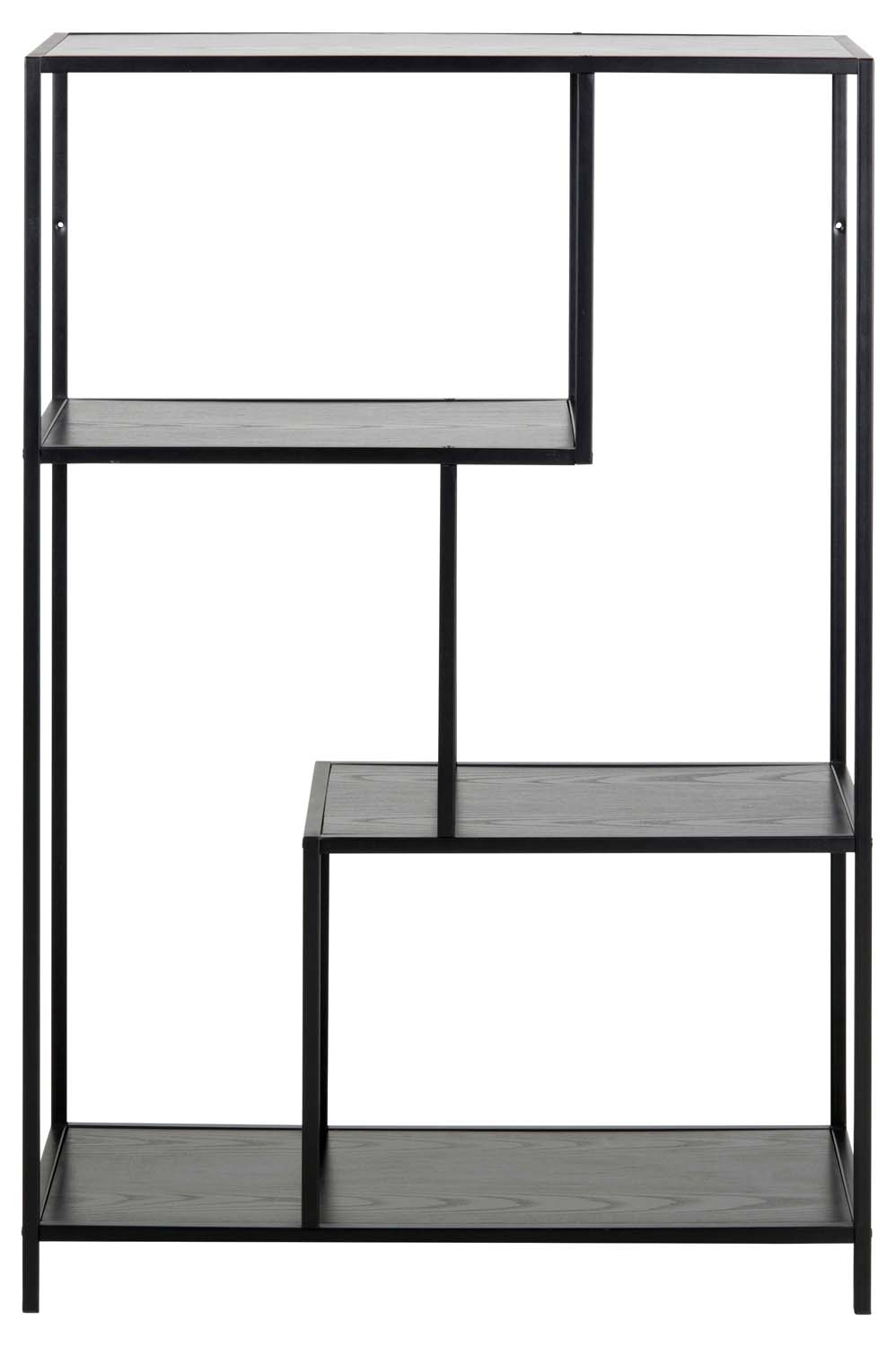 Plaukts, melns, 77 × 35 × 114 cm 2