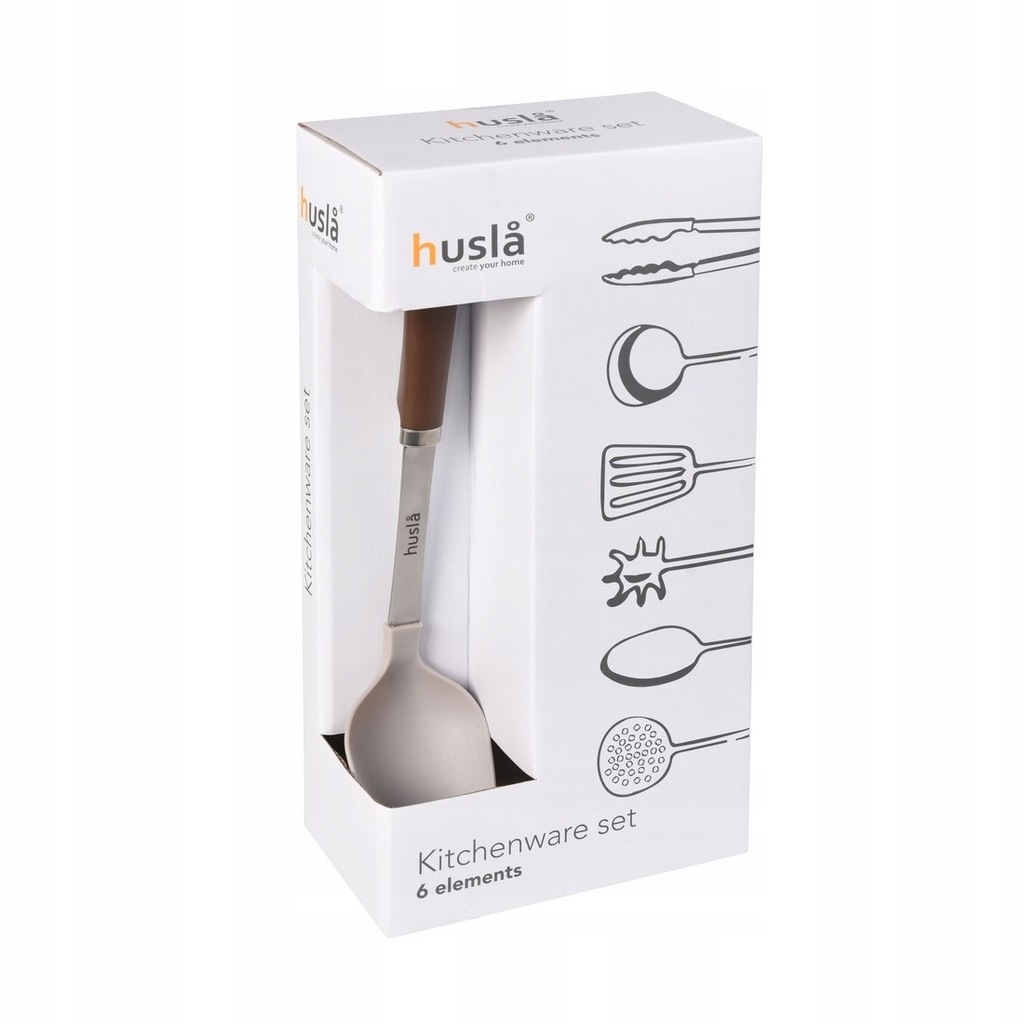 6 dalių virtuvės įrankių rinkinys husla
