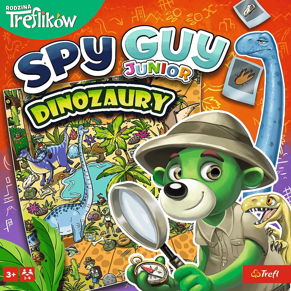 Kooperacinis stalo žaidimas vaikams spy guy junior dinozaurai