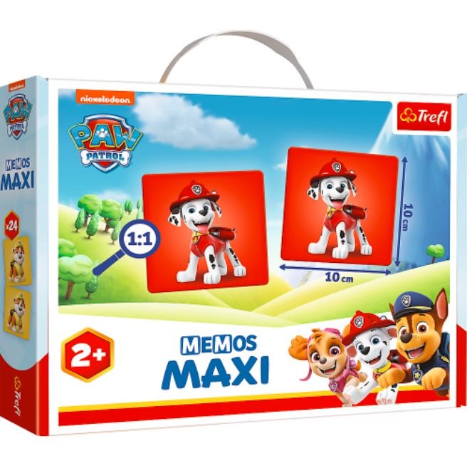 Atminties (memo) kortelės šunyčiai patruliai (paw patrol) trefl