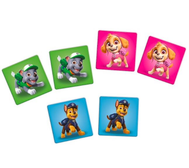 Atminties (memo) kortelės šunyčiai patruliai (paw patrol) trefl