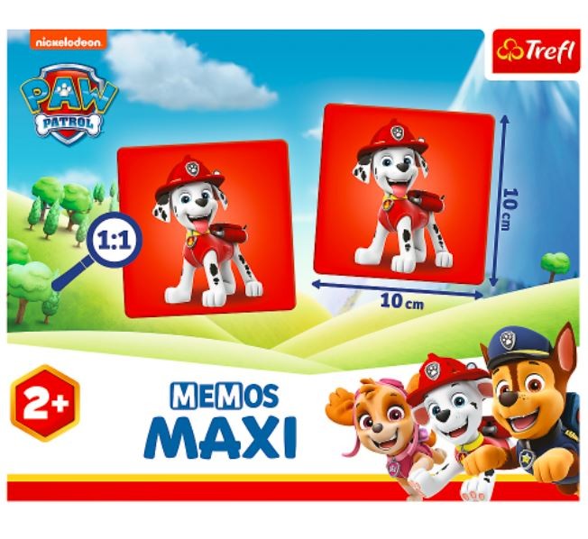 Atminties (memo) kortelės šunyčiai patruliai (paw patrol) trefl