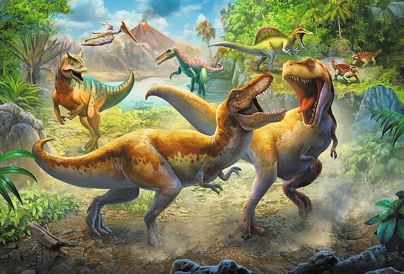 Dėlionė Trefl Fighting Tyrannosaurs, 160 d.