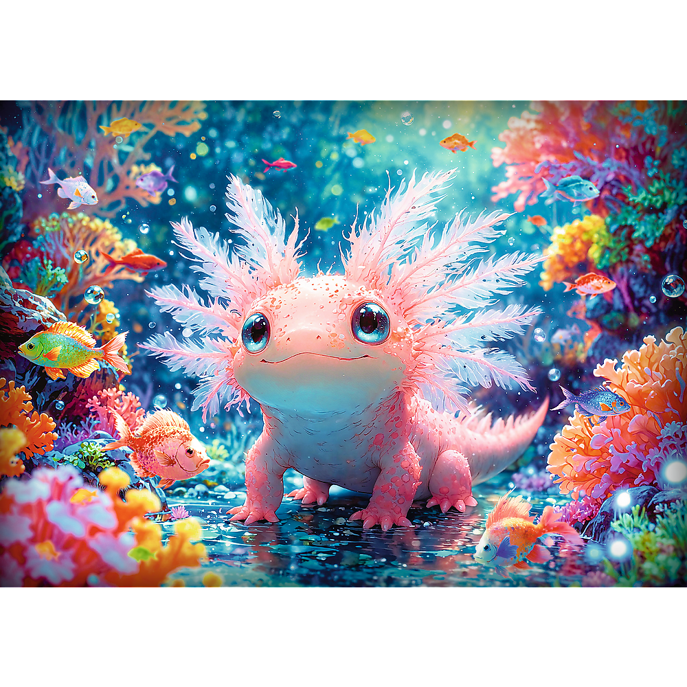 Dėlionė „Axolotl“, 500 detalių, 48 × 34 cm