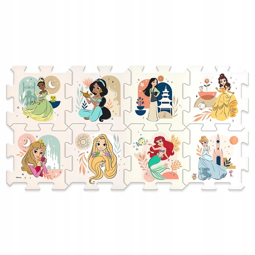 Disney princesių dėlionė-kilimėlis