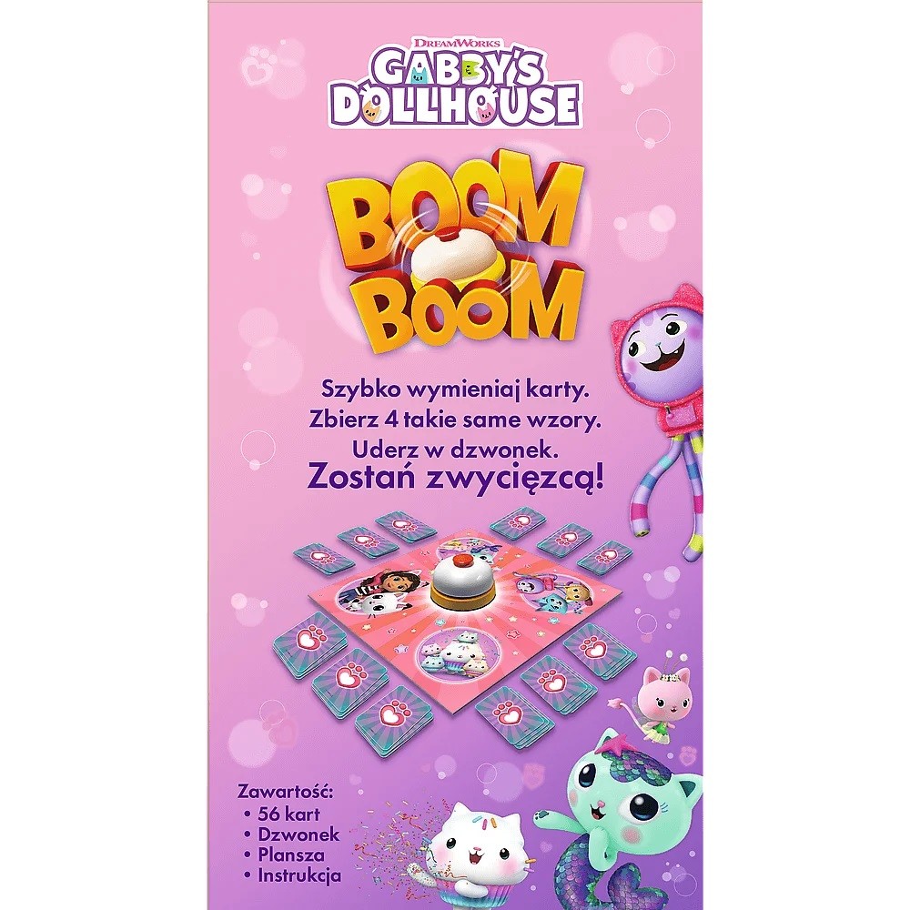 Šeimos žaidimas boom boom gabi katinėlių namelis