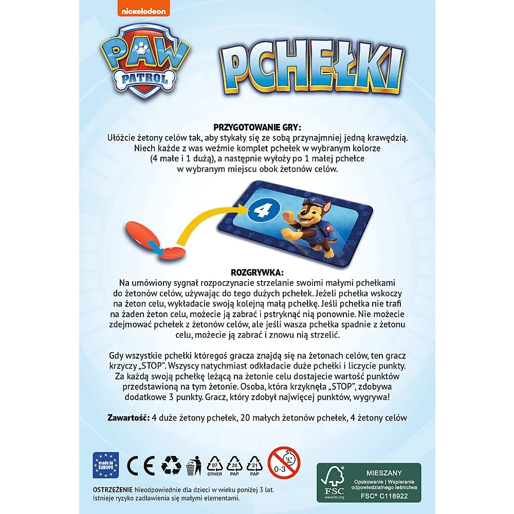 Šeimos žaidimas paw patrol