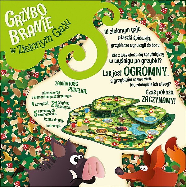 Stalo žaidimas grybų rinkėjas