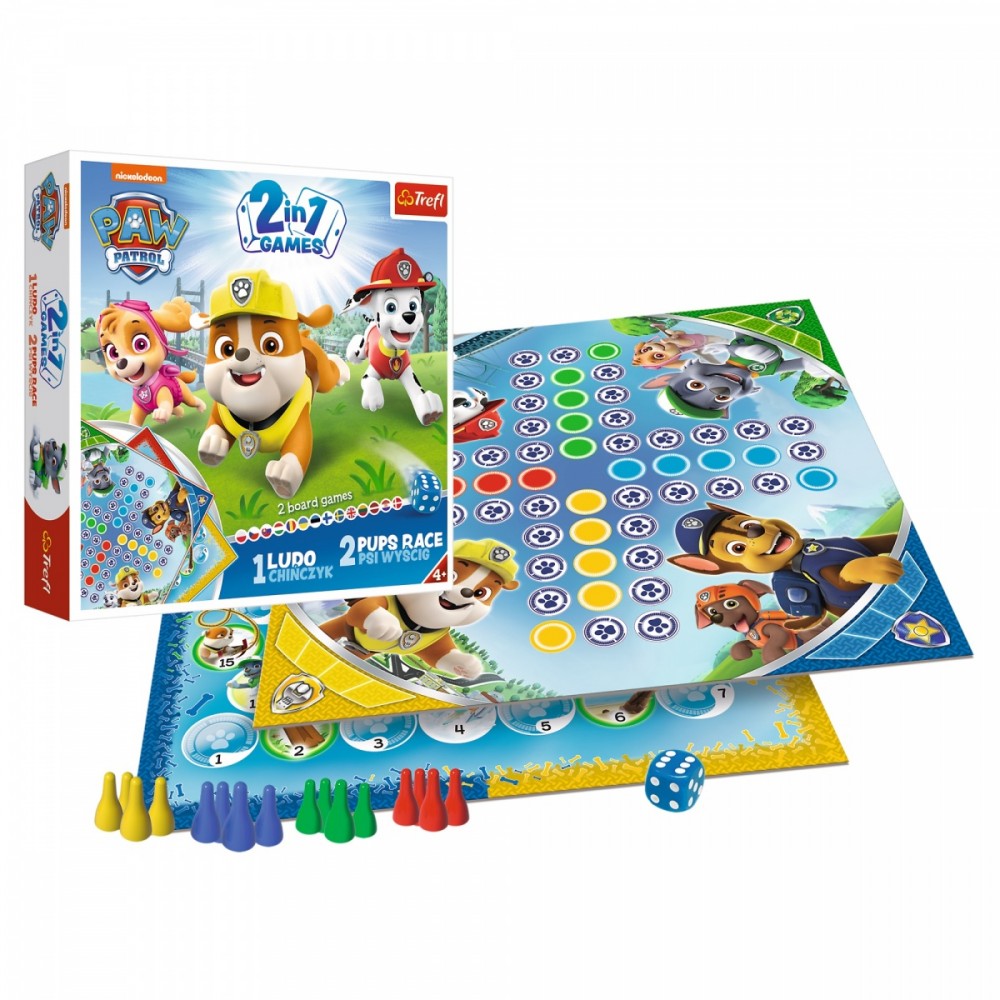 Žaidimų rinkinys 2 in 1 Trefl Šunyčiai Patruliai (Paw Patrol) 2
