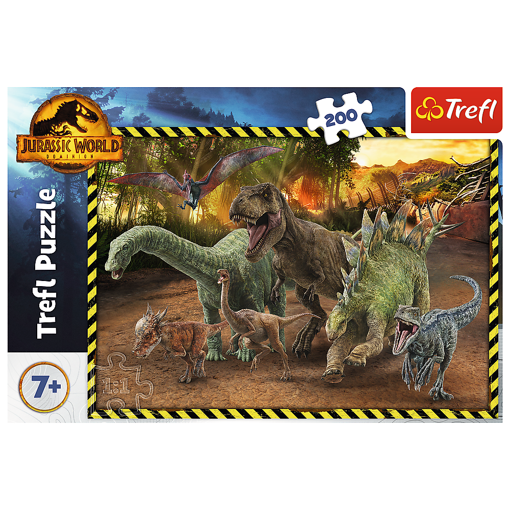 Dėlionė „Jurassic Park Dinosaurs“, 200 detalių, 48 × 34 cm 2