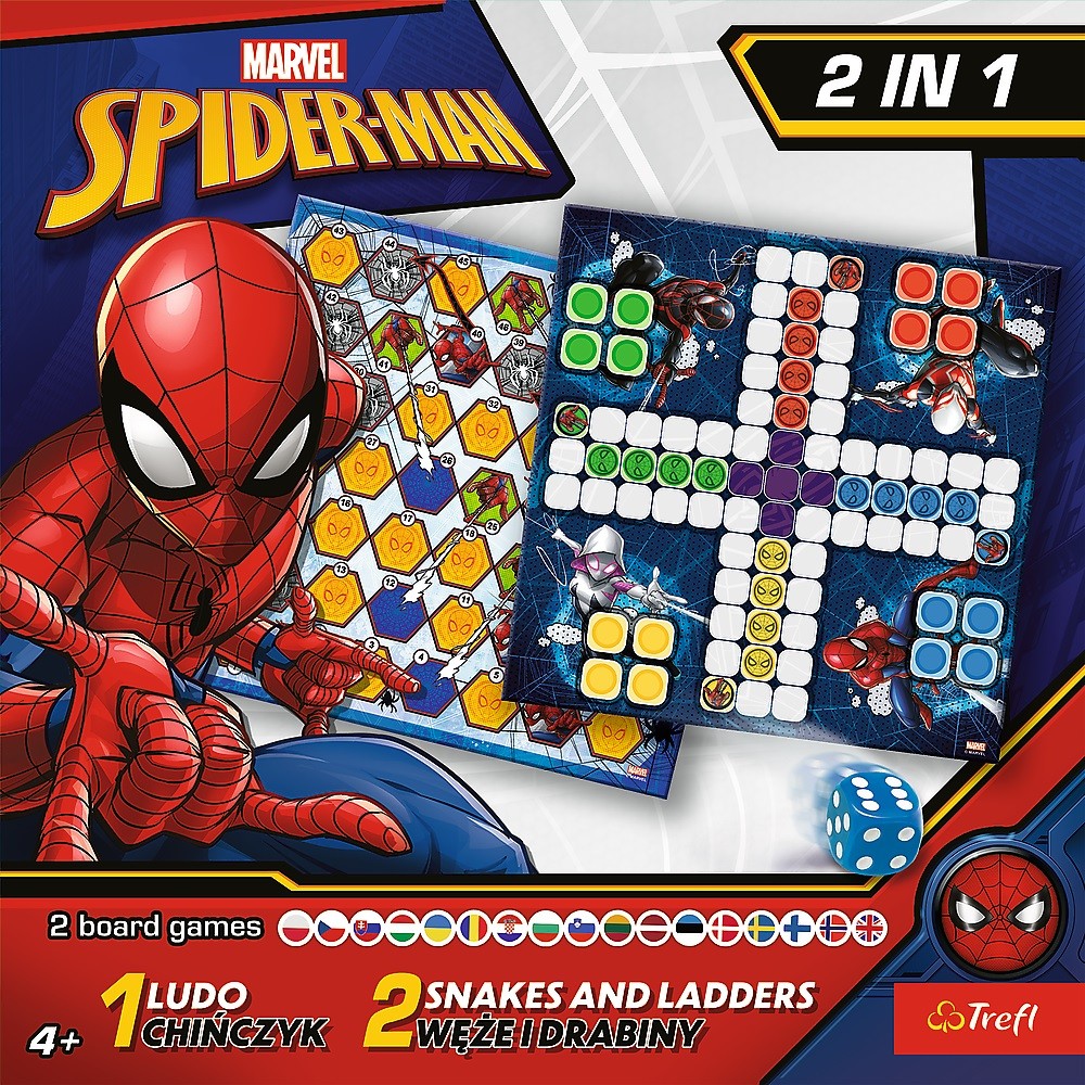 Stalo žaidimas spider man trefl 2in1