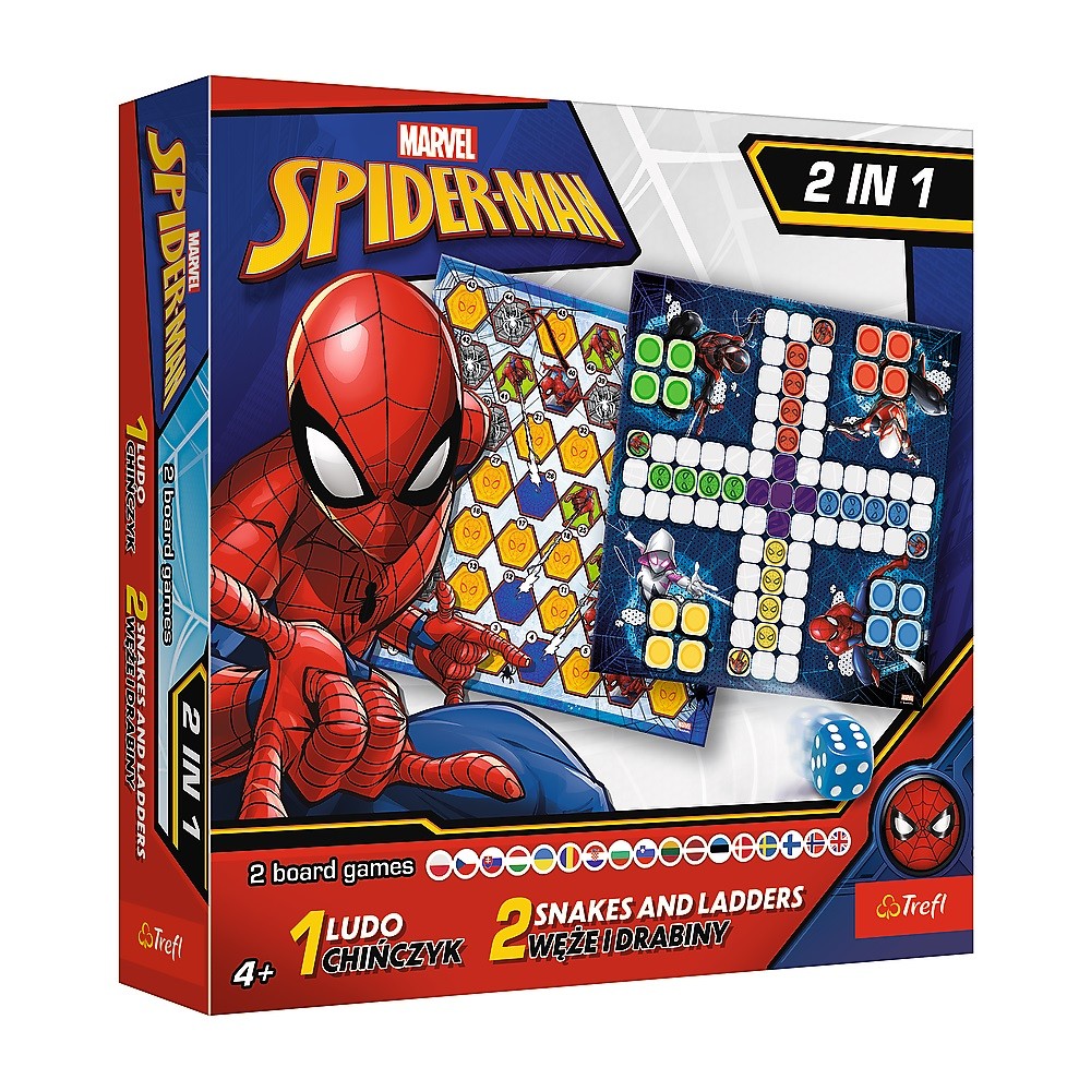 Stalo žaidimas spider man trefl 2in1