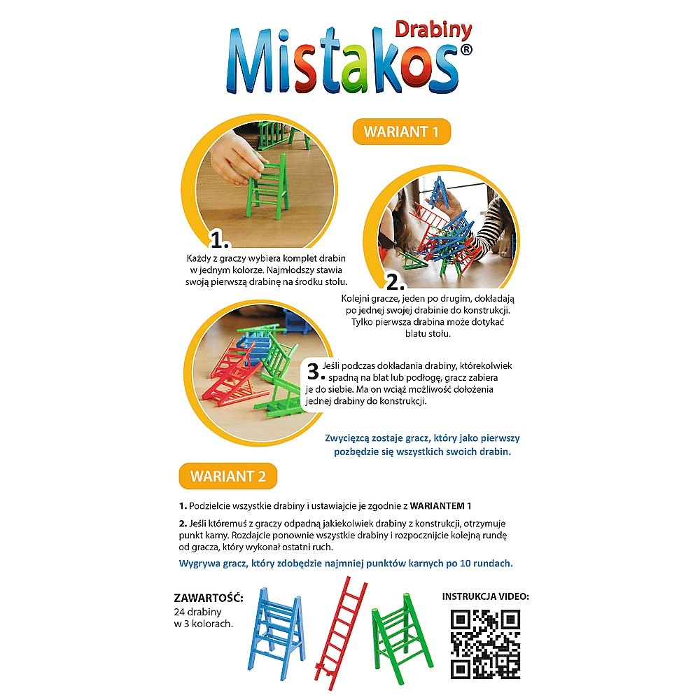 Stalo žaidimas šeimai Mistakos 24 Kopėčios 3