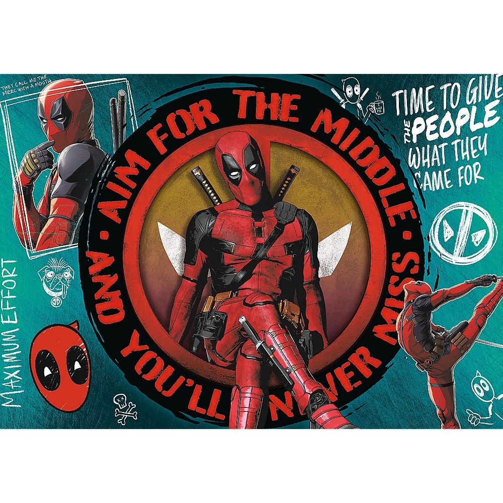 Dėlionė Trefl Premium Plus Deadpool, 1000 vnt.