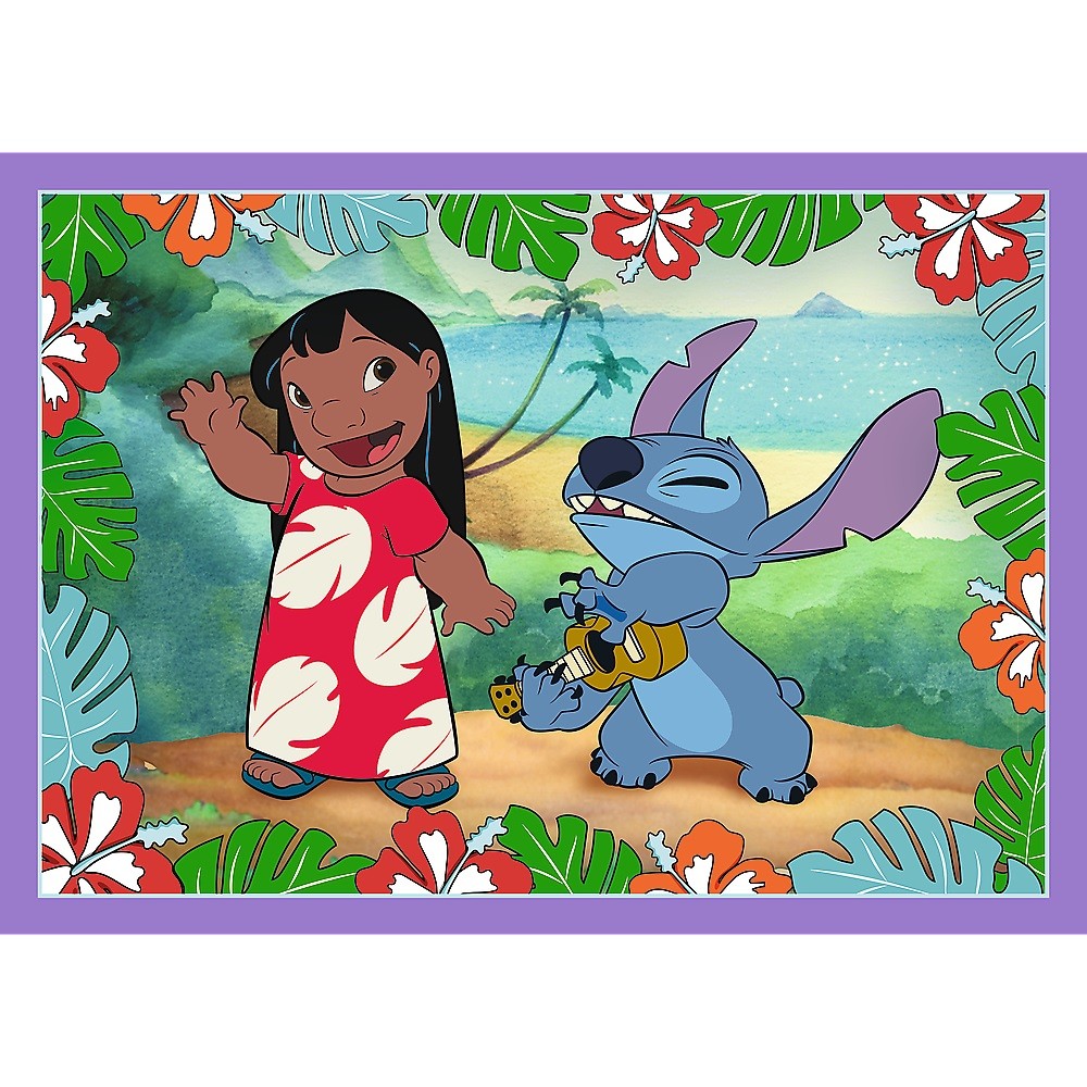 Dėlionė 4-in-1 Lilo ir Stičas 2