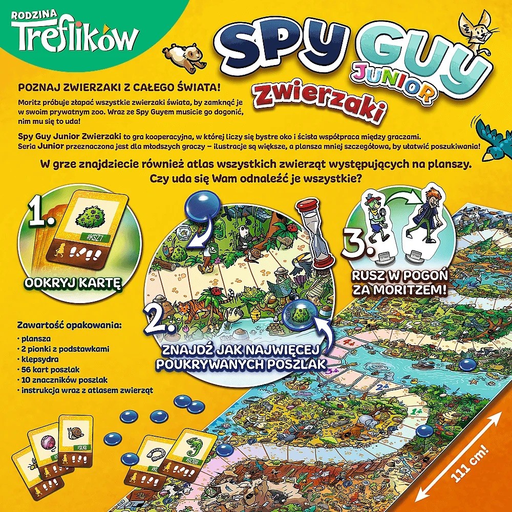 Kooperacinis stalo žaidimas spy guy junior gyvūnai